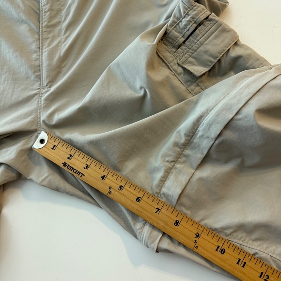 Columbia Titanium 100% Nylon Light Beige Convertible Pants Mens Large 36 x 30 - Picture 7 of 9